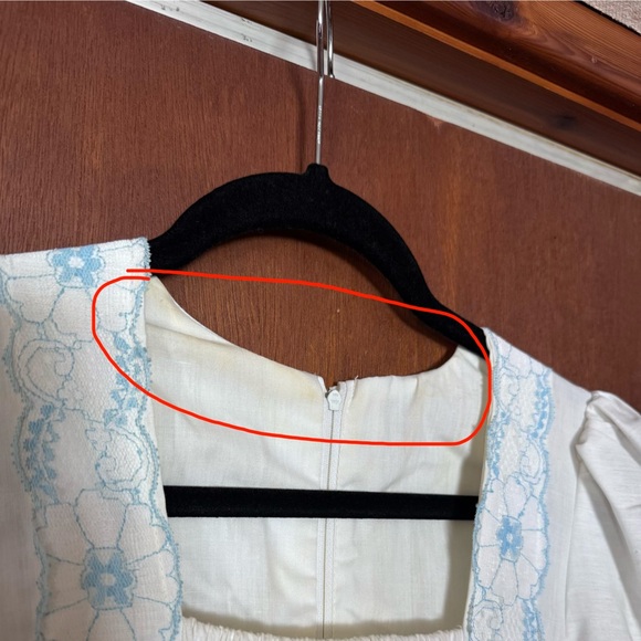 Vintage prairie peasant dress - Picture 4 of 6